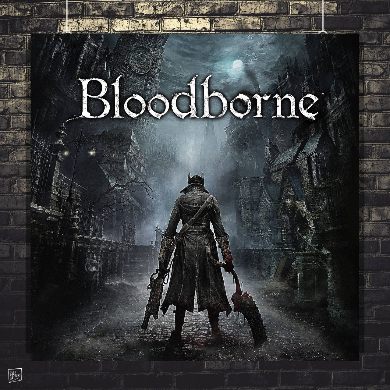 

Постер Bloodborne: Порождение крови. Размер 60x60см (A1). Глянцевая бумага