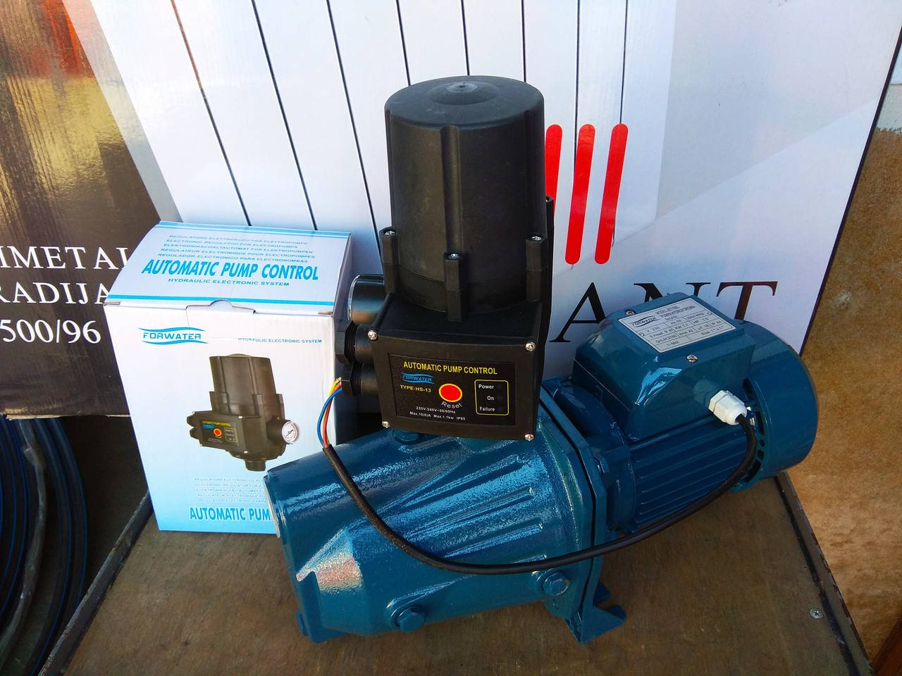 

Насосная станция JET100L 1.1 кВт Forwater с регулятором давления HS-13