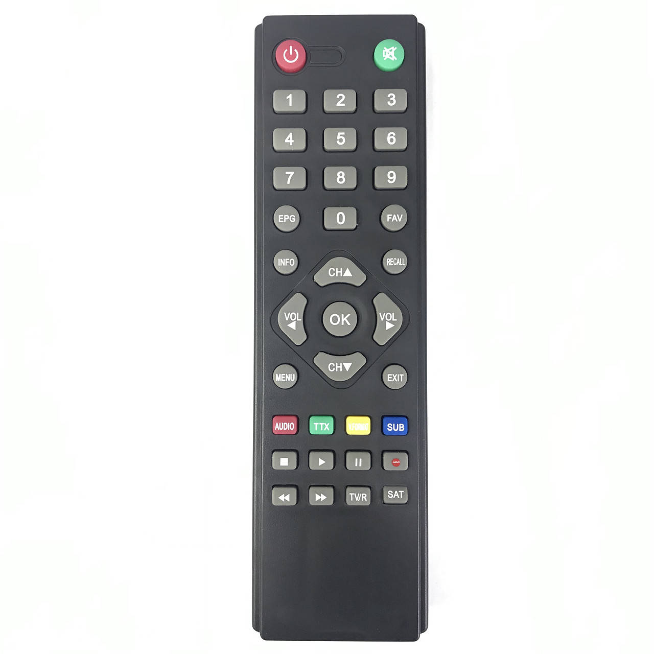 

Пульт для тюнера Uclan B6 Full HD спутниковый ресивер, Черный