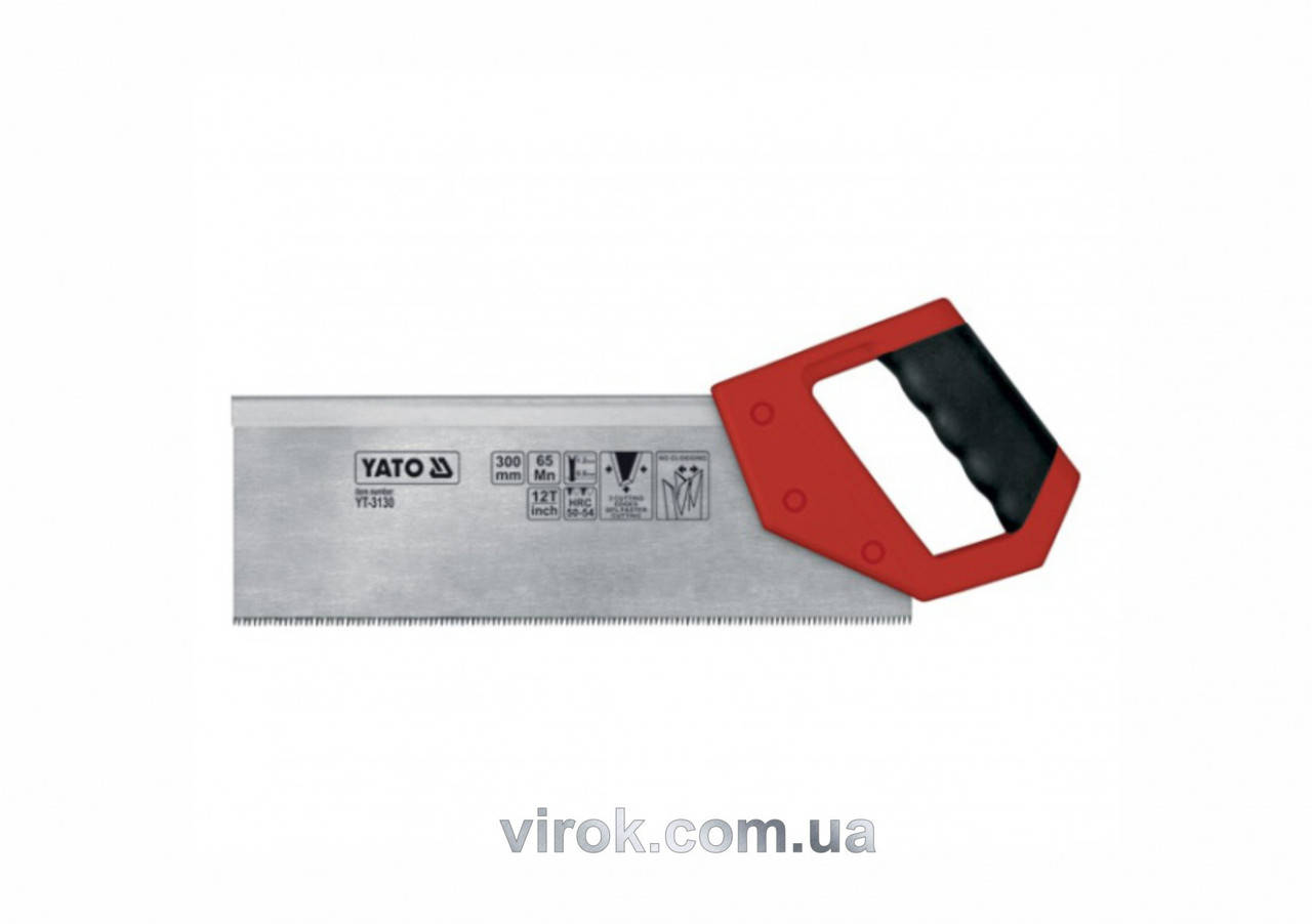 

Ножовка пасовочная для стусла YATO 300 мм 12TPI YT-3130