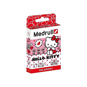 

Детский пластырь Medrull "Hello Kitty", размер 2,5 х 5,7 см