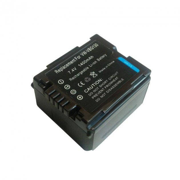 

Аккумулятор для видеокамеры Panasonic VW-VBG130, 1400mAh