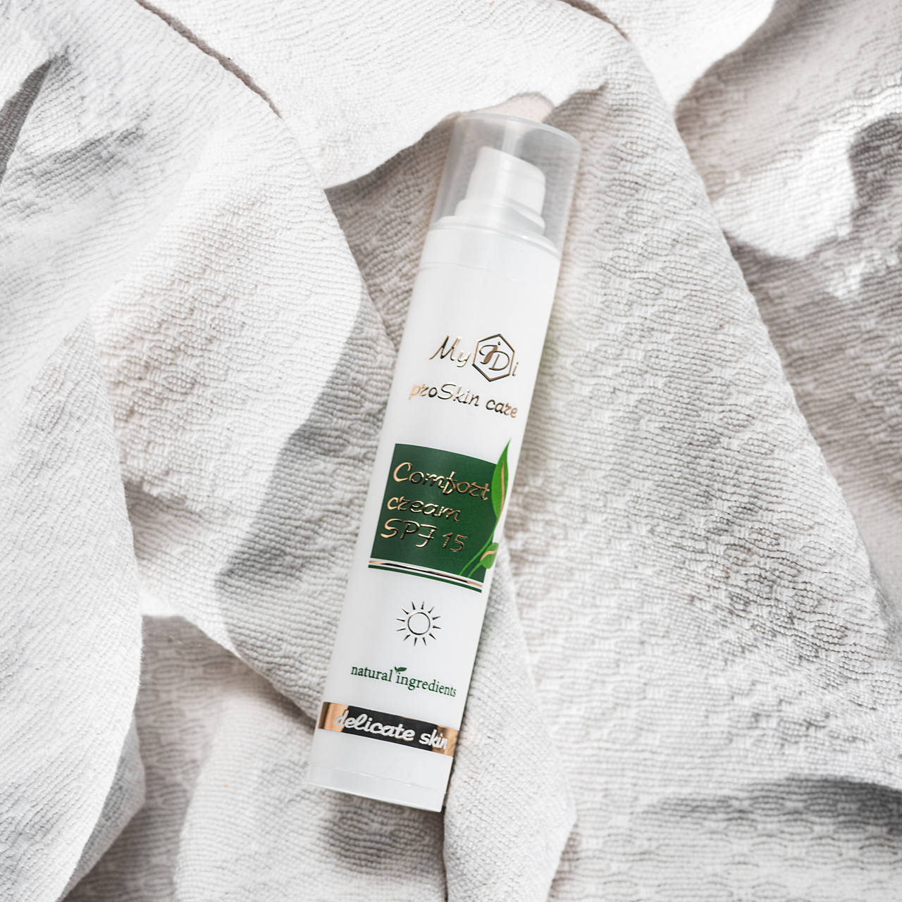 

Восстанавливающий дневной крем для чувствительной кожи MyIDi Comfort cream SPF 15, 50 мл (4821284851036)