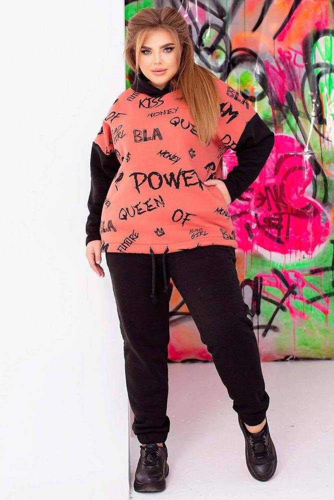 

Спорт костюм женский 183R689 цвет Терракотово-черный