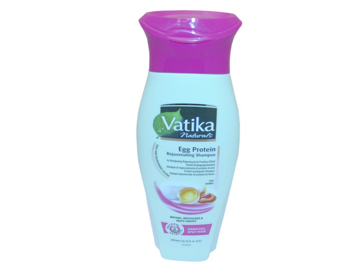 

Vatika Egg Protein Rejuvenating shampoo (200ml). Dabur. Омолаживающий шампунь Ватика с яичным протеином
