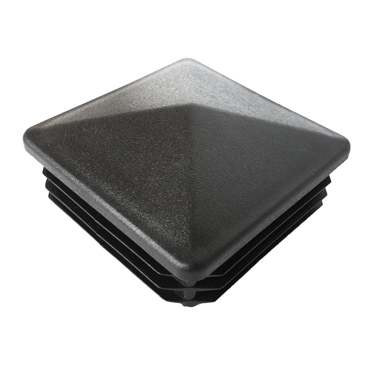 

Заглушка на квадратную трубу 100х100 пластиковая пирамида, Черный