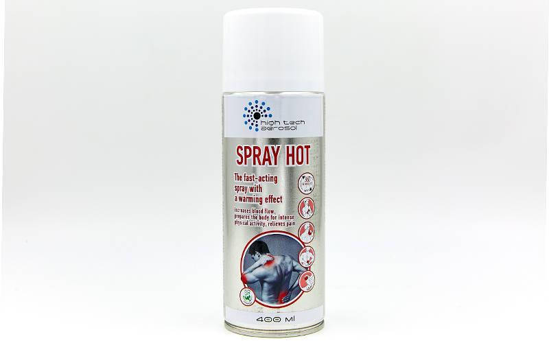 

Разогревающий мышцы спрей HTA SPRAY HOT 400ml UR VP-7278