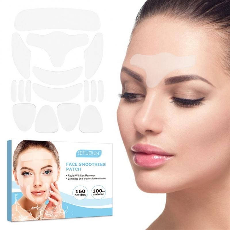 

100% натуральные многоразовые лифтинг пластыри-патчи от мимических морщин и заломов (1 пластина -16 шт)