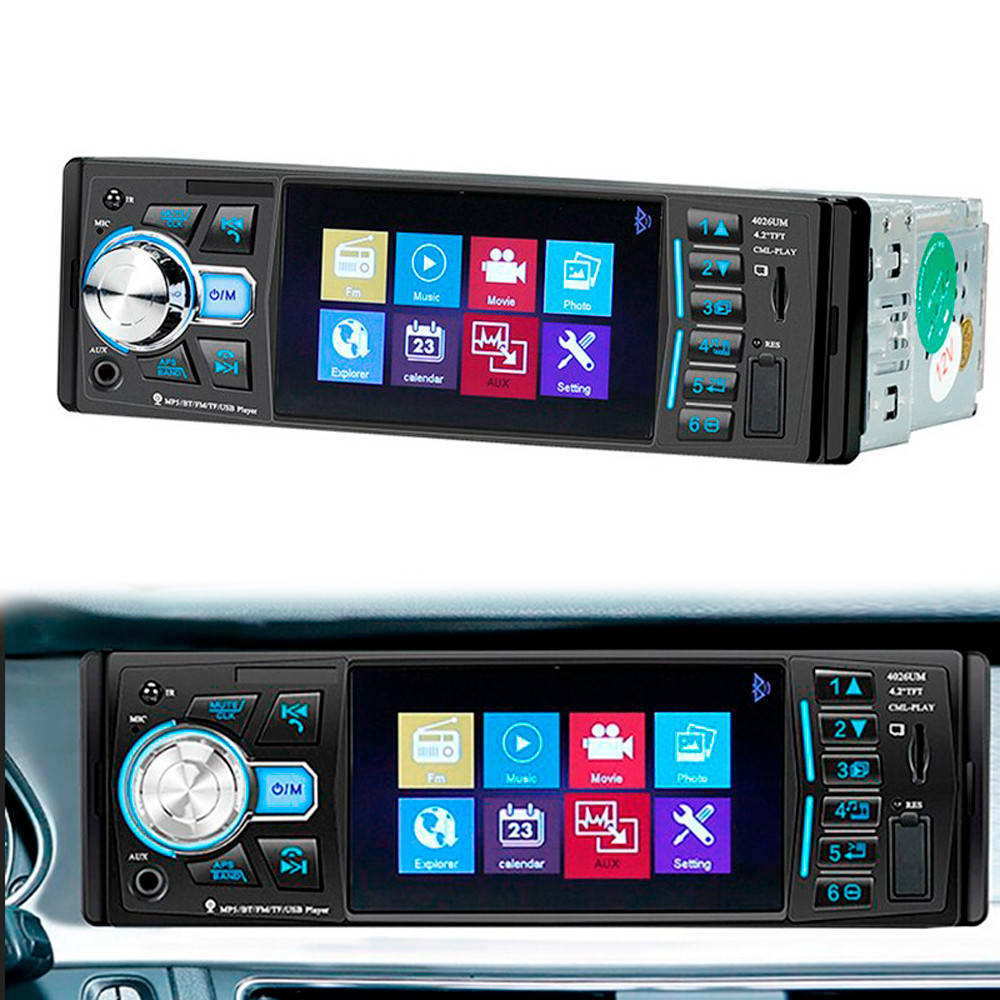 

Автомагнитола 1DIN MP5 4026UM / Магнитола в машину с экраном