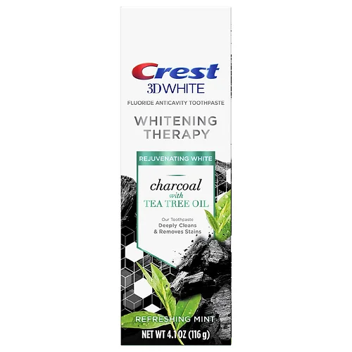 

Зубная паста Crest 3D White Whitening Therapy Charcoal with Tea Tree Oil из США