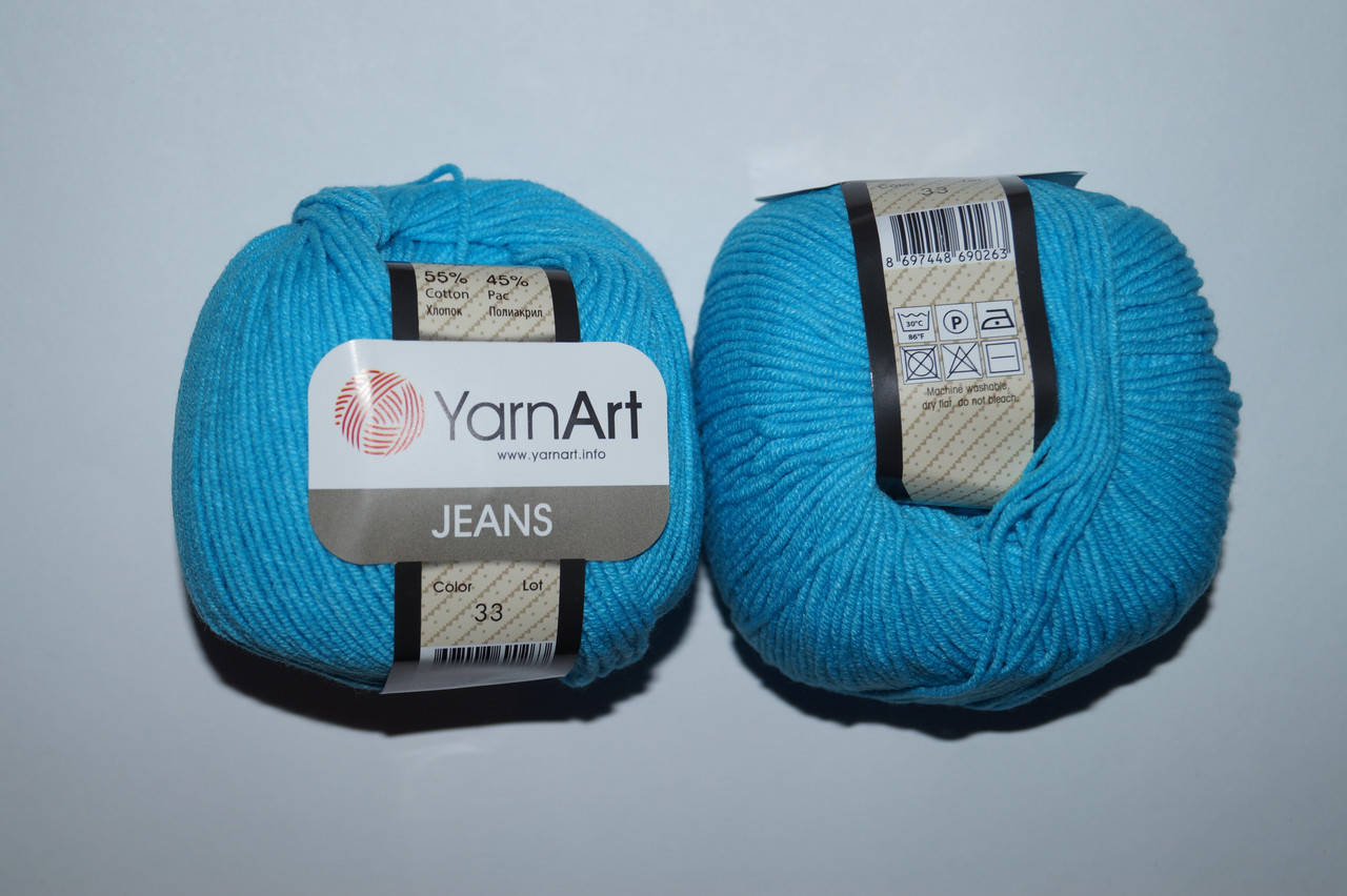 

YarnArt Jeans - 33 бирюза