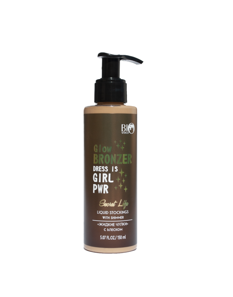 

Крем-тон "Жидкие чулки" с блеском Bio World Secret Life Body