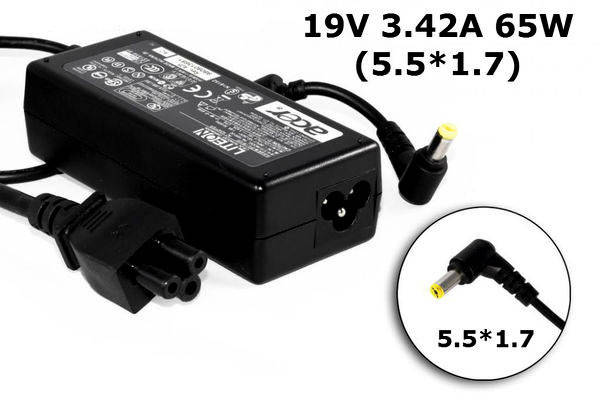 

Блок питания для ноутбука Acer 19v 3.42A 65W 5.5x1.7mm