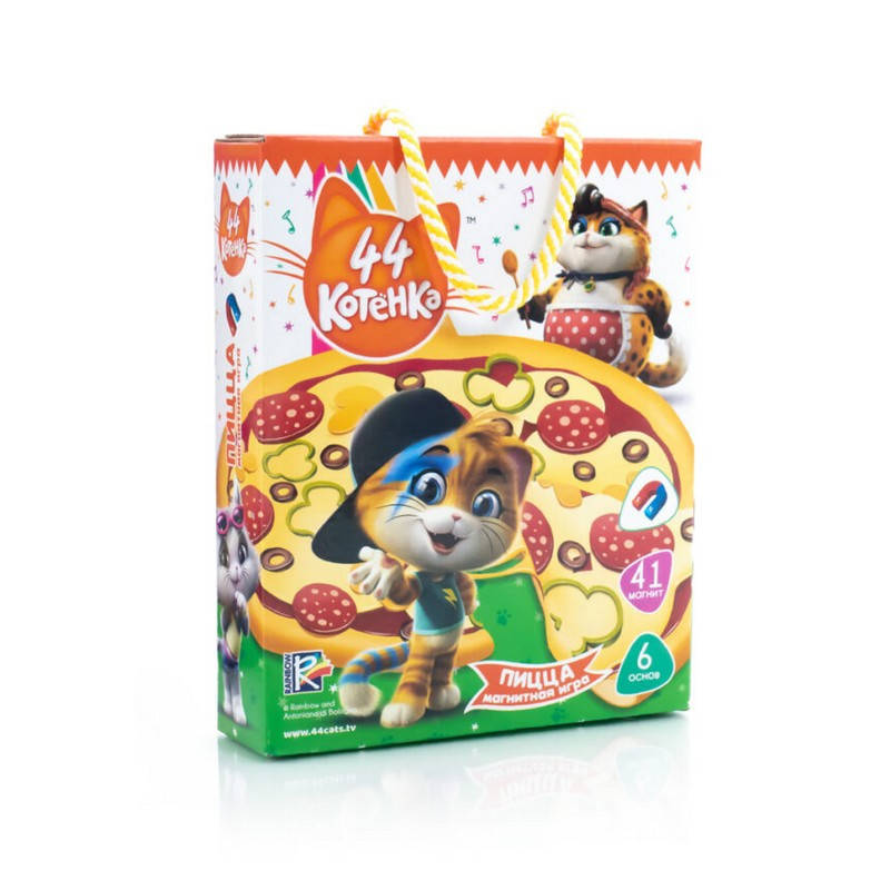 

Гра магнітна 44 Кота. Пицца Рос Vladi Toys, Разные цвета