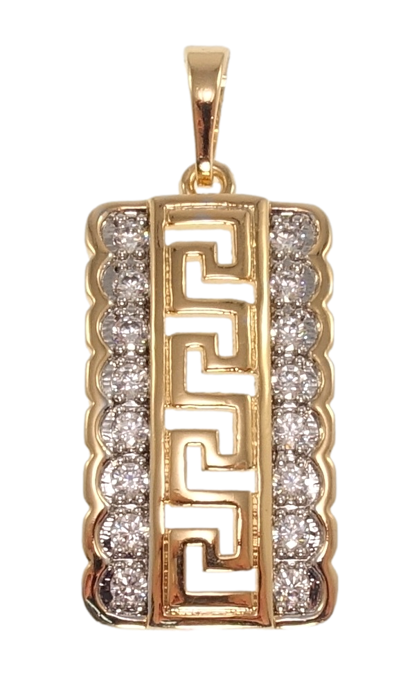 

Кулон Xuping Позолота 18K + Родий "Инкрустация цирконий" для цепочки до 6мм