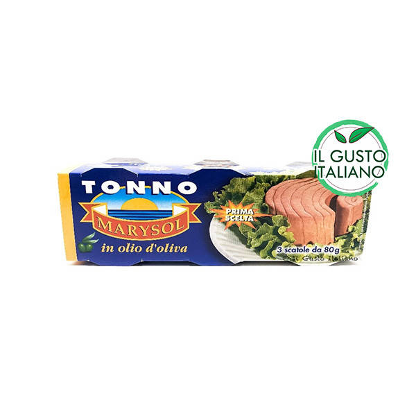 

TONNO Marysol-Тунец в оливковом масле (3шт X 80gr)
