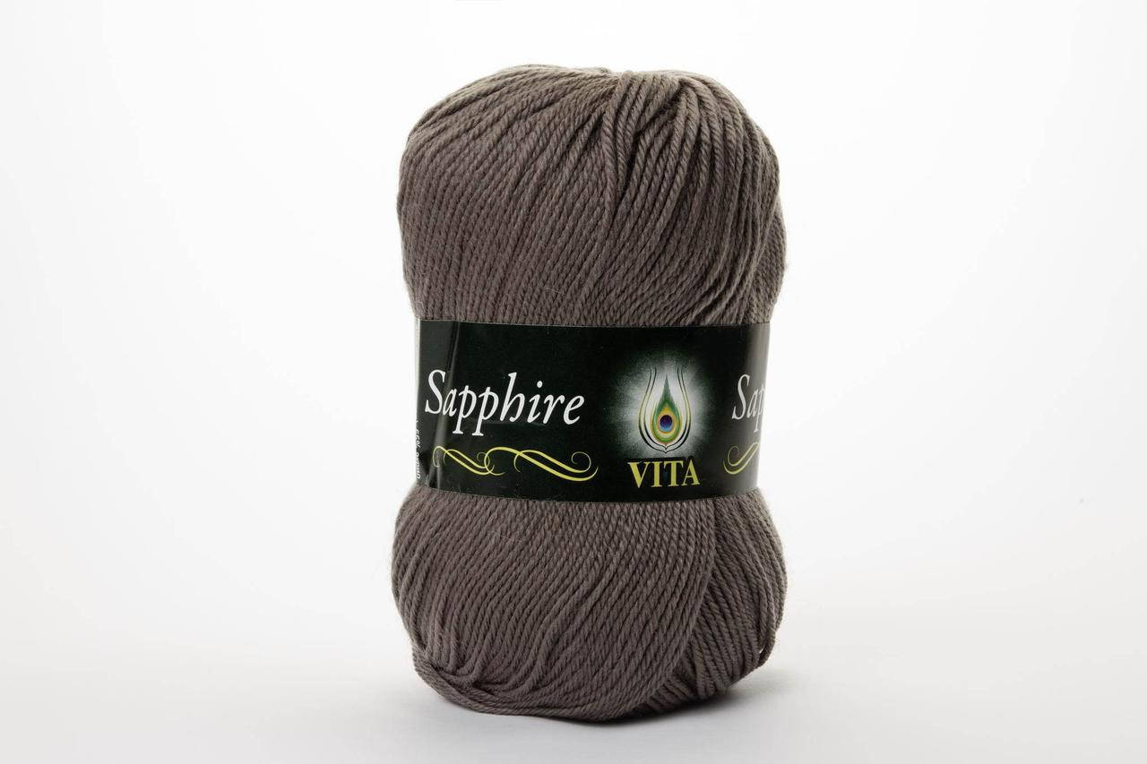 

Пряжа полушерстяная VITA Sapphire, Color No.1503 верблюжий
