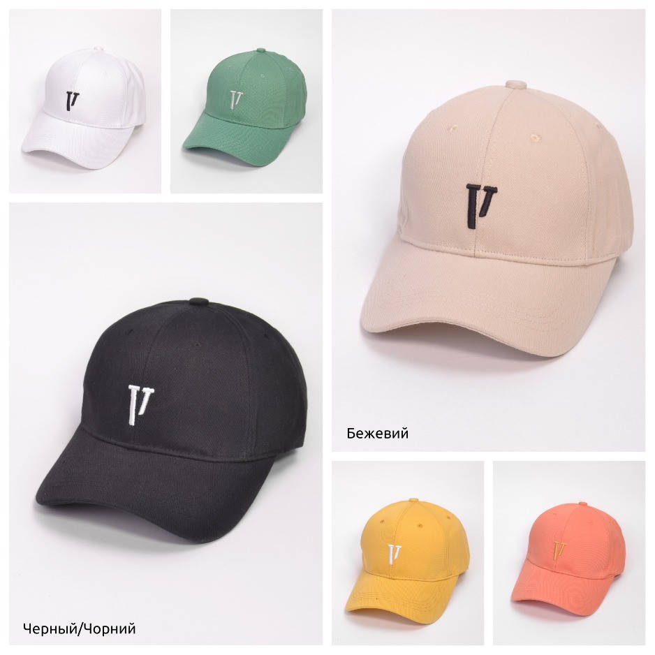 

Бейсболка подростковая Y разных цветов, Разные цвета