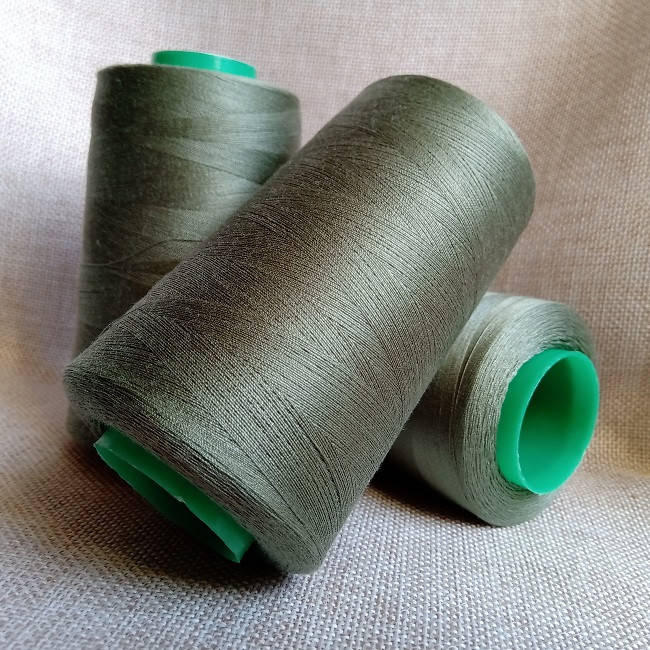 

Нитки швейные Ninatex, 40/2, 5000 ярдов, светлый хаки. 013