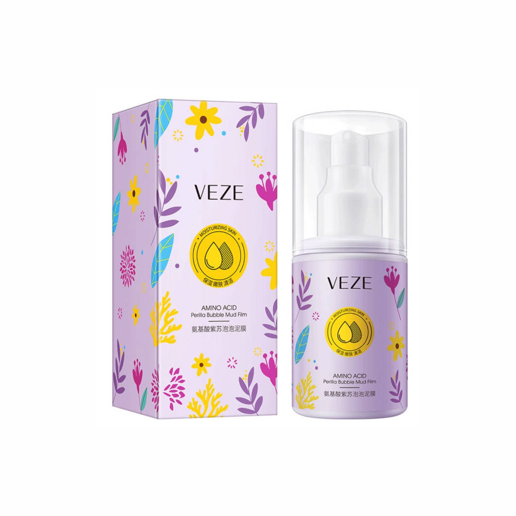 

Очищающая пузырковая маска для лица Veze Amino Acid Perilla Bubble Mud Film