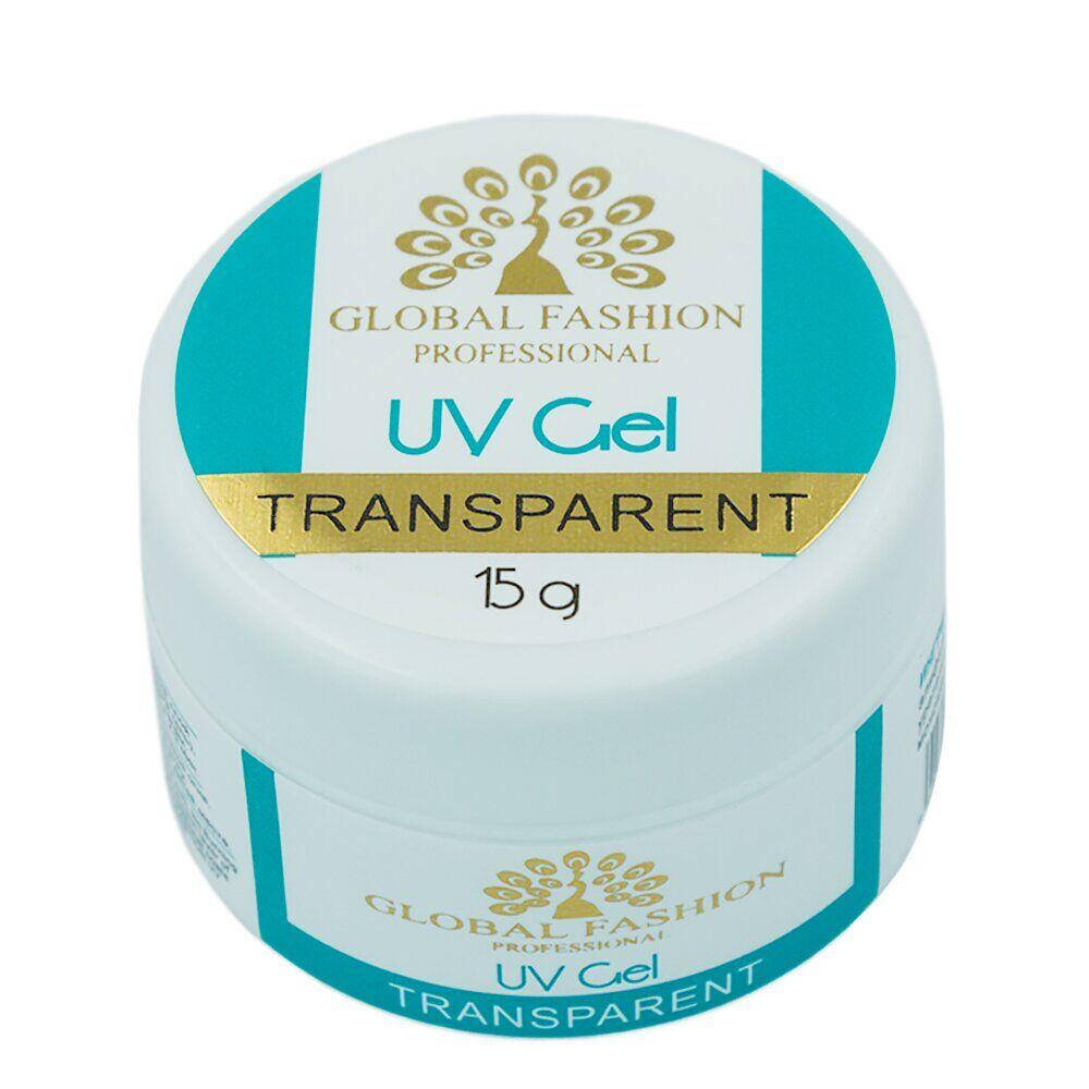 

Моделирующий гель для ногтей Global Fashion UV Gel 15 мл, Прозрачный