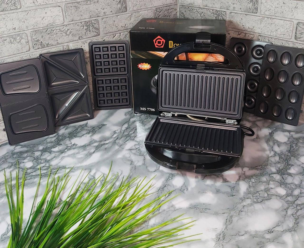 

Мультимейкер 6 в 1 мультипекарь Domotec MS 7706