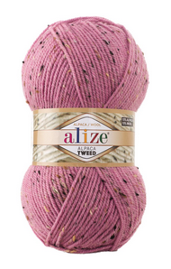 

Пряжа Alpaca Tweed Alize-269, Розовый