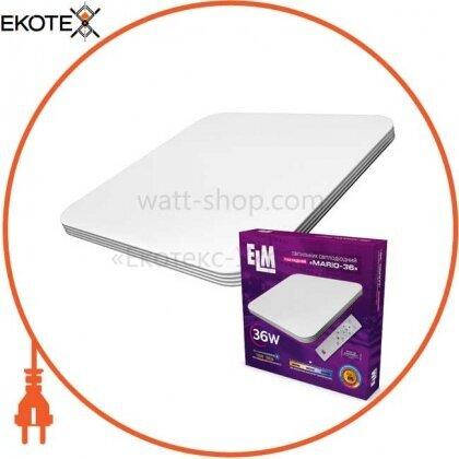 

ELM Светильник светодиодный накладной Mario-36 36W 3000-6500К IP20 белый 26-0107