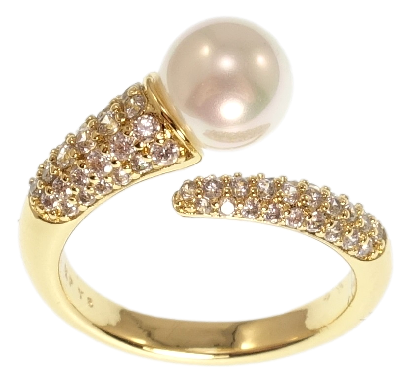 

Кольцо Xuping QQMM Позолота 14K "Инкрустация цирконием с жемчугом" р.16-17
