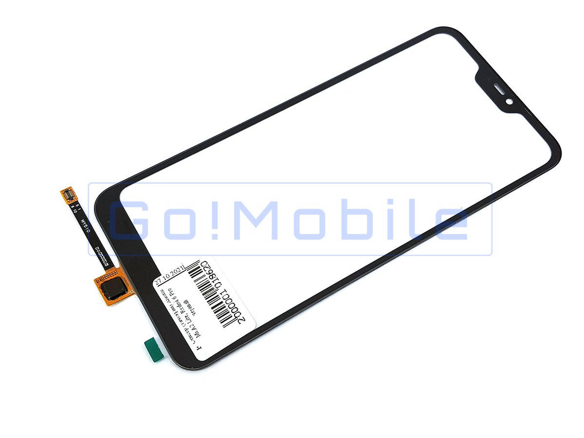 

Сенсор (тачскрин) для Xiaomi Mi A2 Lite, Redmi 6 Pro черный