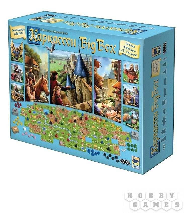 

НОВАЯ Настільна гра &quot,Каркассон: Big Box&quot, Оригинал, Новая в плёнке!
