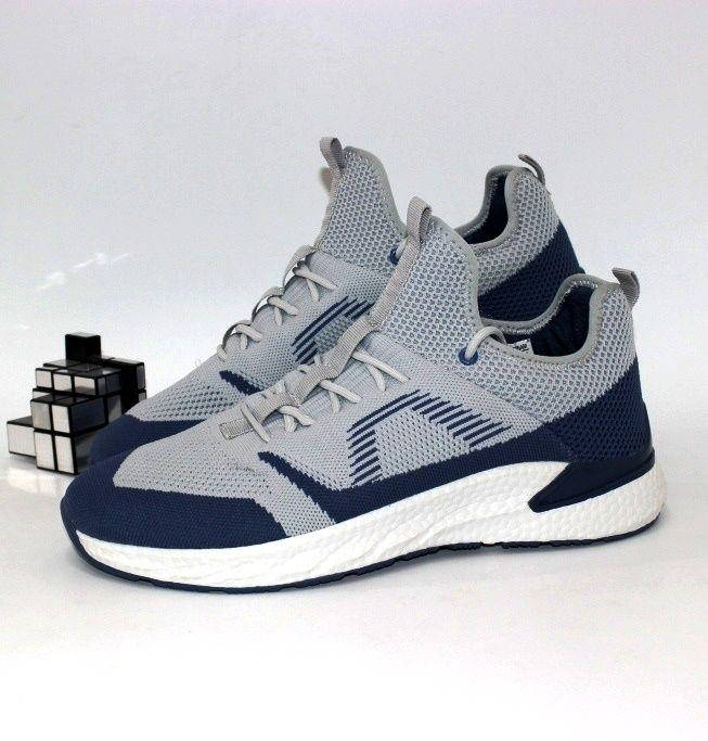 

Кроссовки мужские текстильные, Серый