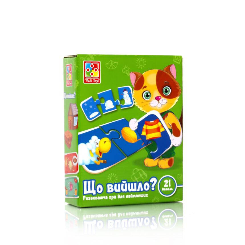 

Игра развивающая пазл "Что получилось" VT1804-27 (укр) Vladi Toys