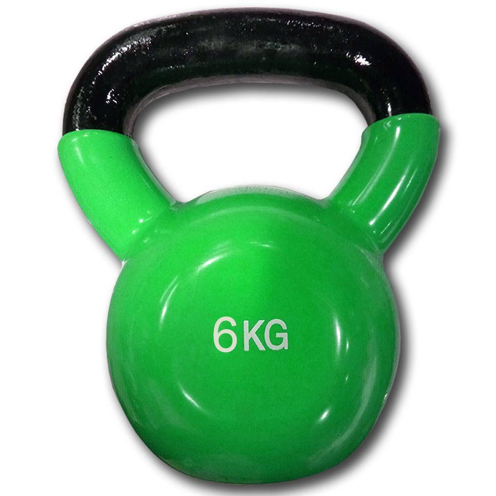 

Гиря виниловая цветная Explode MD2201-6, 6 кг, Зелёный