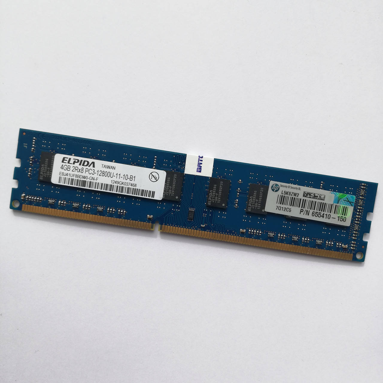 

Оперативная память Elpida DDR3 4Gb 1600MHz PC3 12800 2R8 CL11 (EBJ41UF8BDW0-GN-F) Б/У
