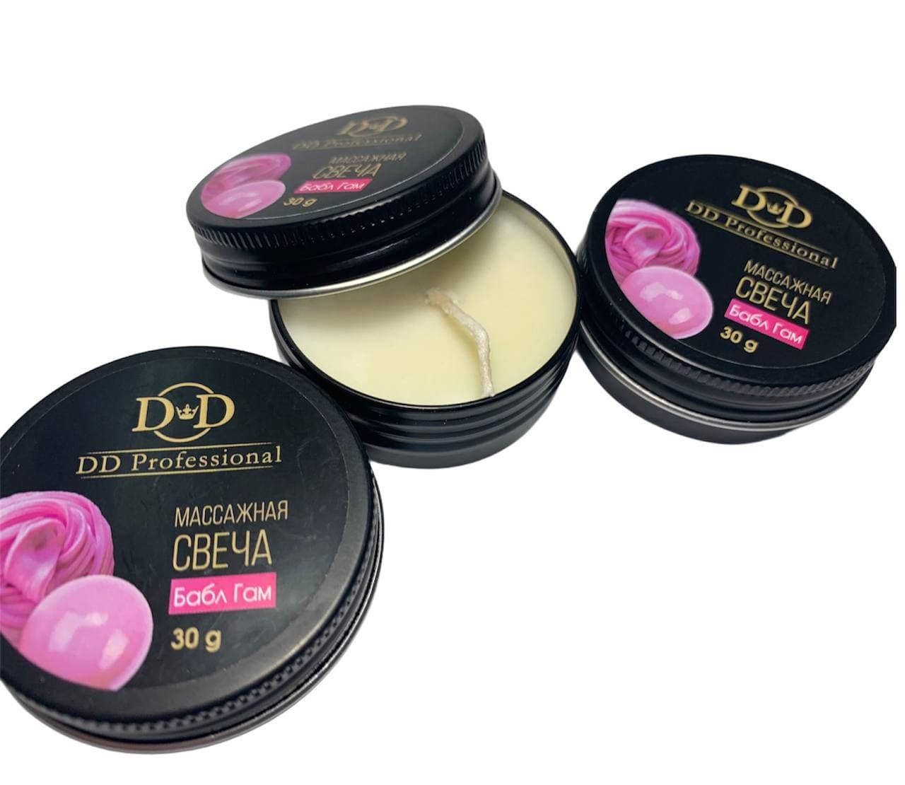 

Массажная свеча для рук и тела DD Professional Бабл Гам 30г