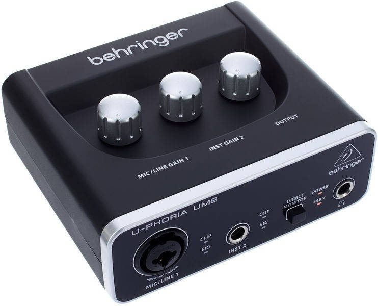 

Аудиоинтерфейс / звуковая карта Behringer U-Phoria UM2