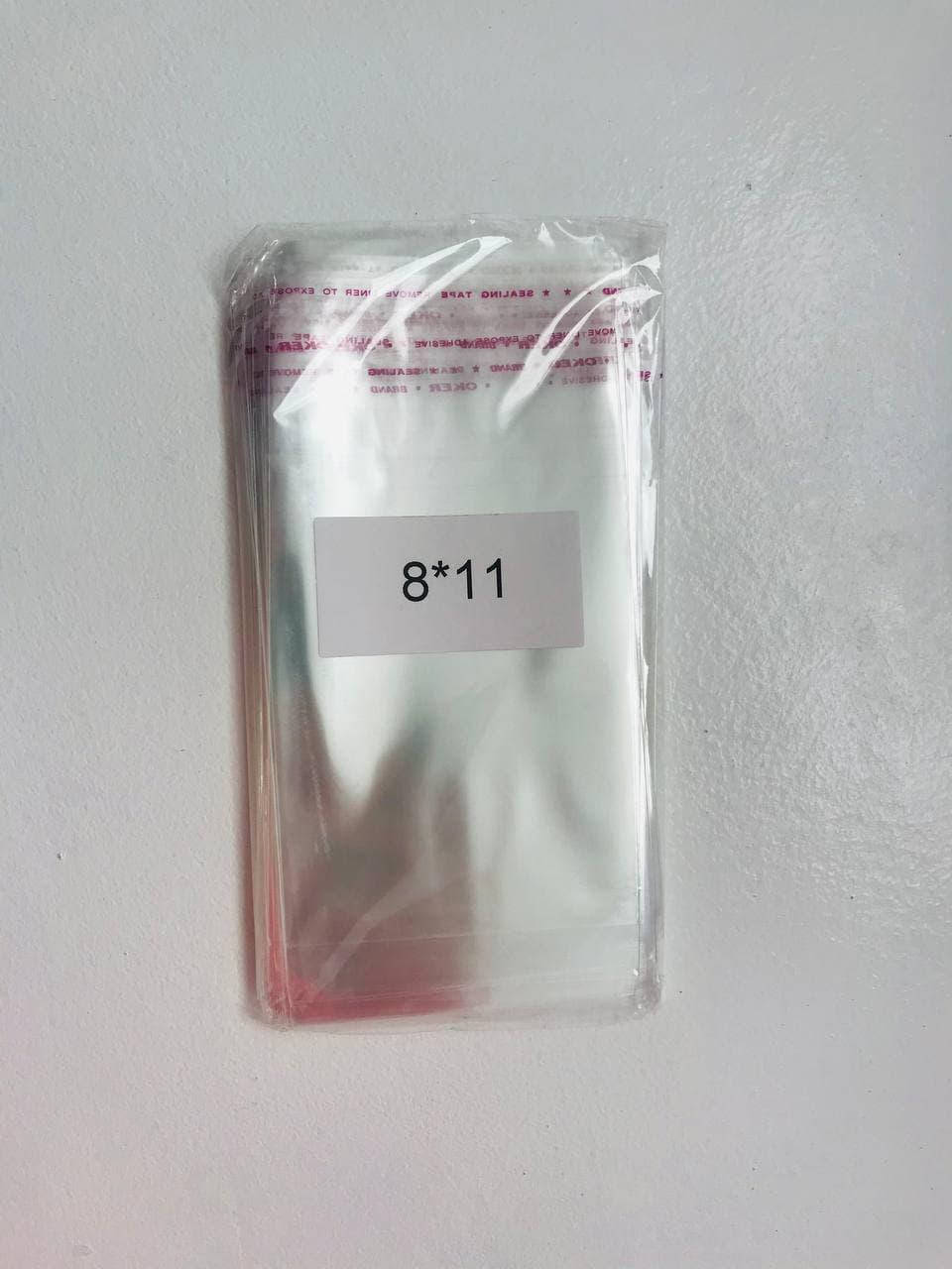 

Пакетики для пряников с липкой лентой 8*11 см