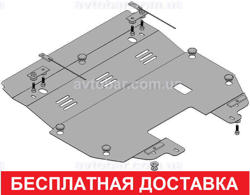 

Защита двигателя Volvo XC90 (2002-2014) Кольчуга