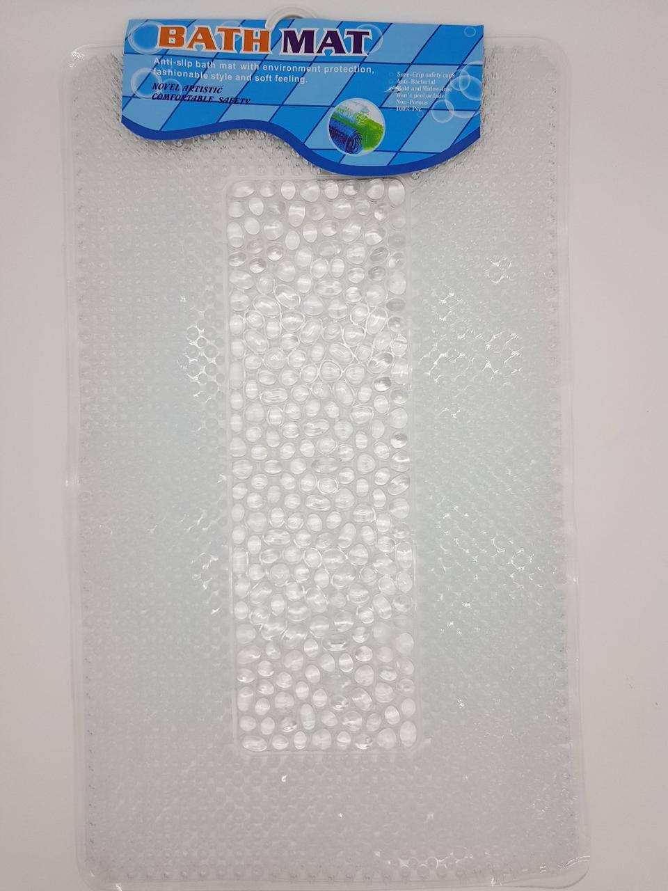 

Коврик в ванную силиконовый анти скользящий "Травка" 40х68см., Разные цвета