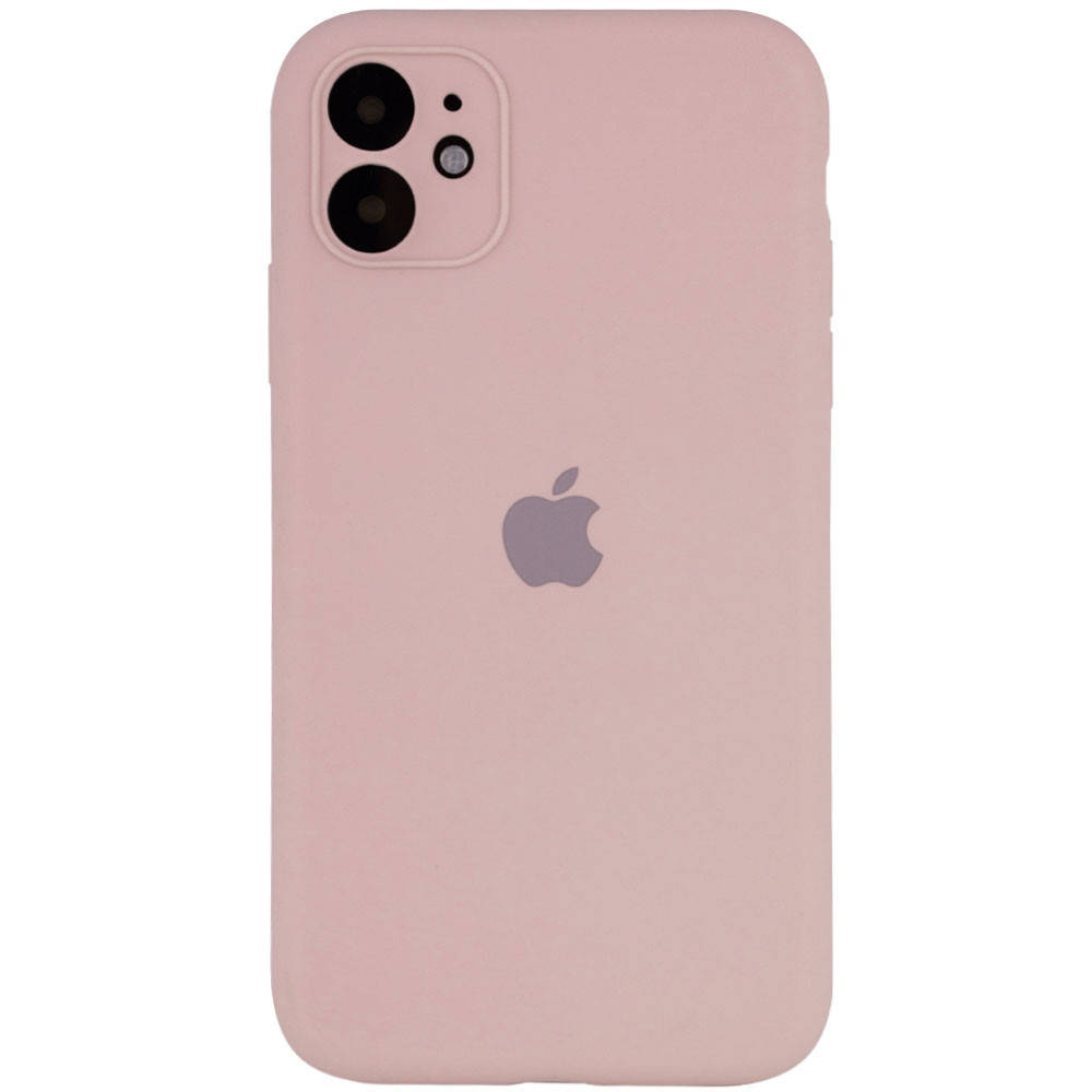 

Silicone Case Силиконовый Чехол с защитой камеры (AA) для Apple iPhone 12 mini (Розовый / Pink Sand)