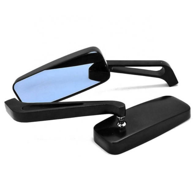 

Мото зеркала заднего вида, realzion mirror 120030, металл, антиблик, универсальные, 8-10 mm, черный