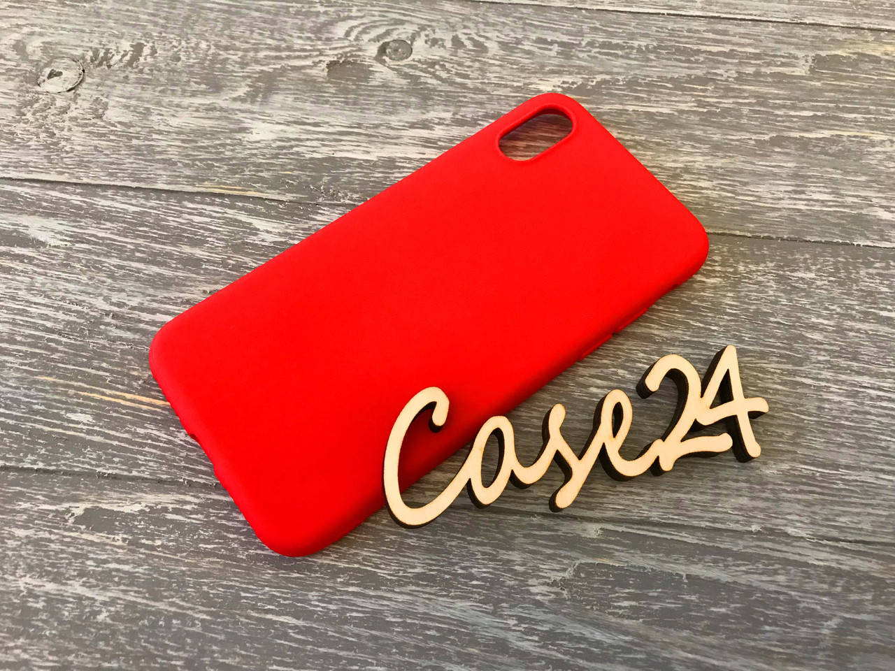 

TPU чехол накладка Candy для Apple iPhone X (5 цветов) красный