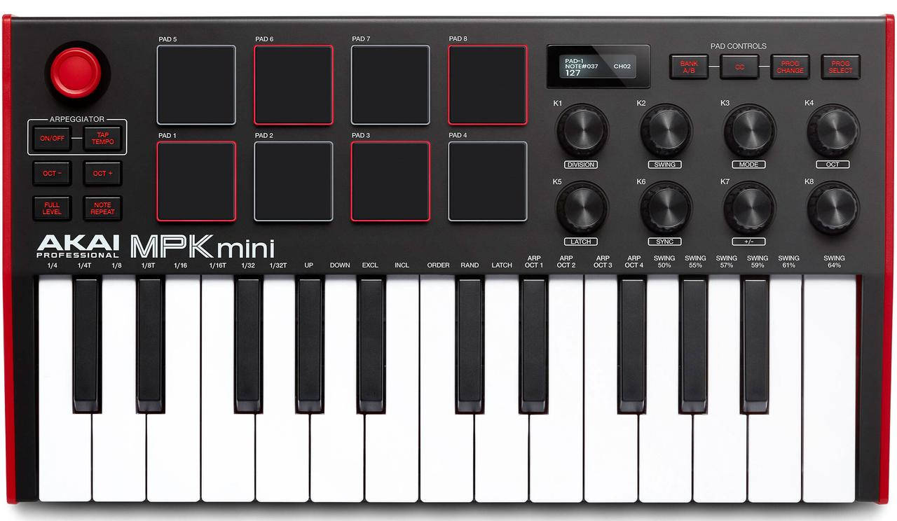 

MIDI-клавиатура AKAI MPK MINI MK3