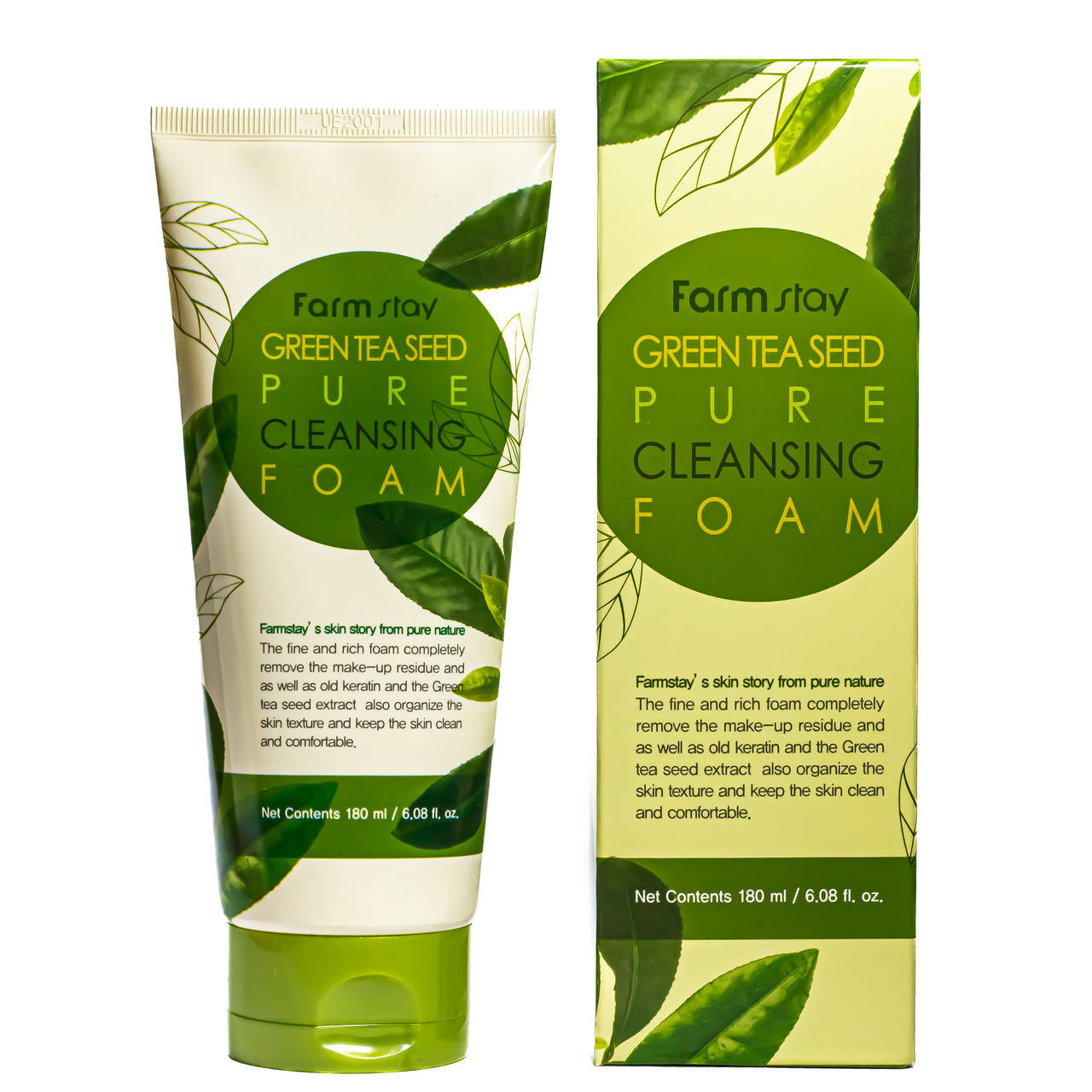 

Пенка для умывания FarmStay Green Tea Seed тонизирующая 180 мл
