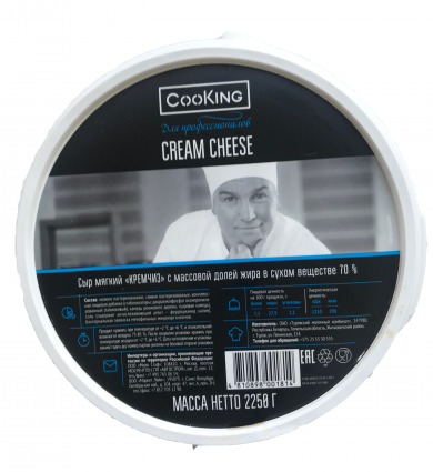 

Крем сыр мягкий Cooking 0,500 кг