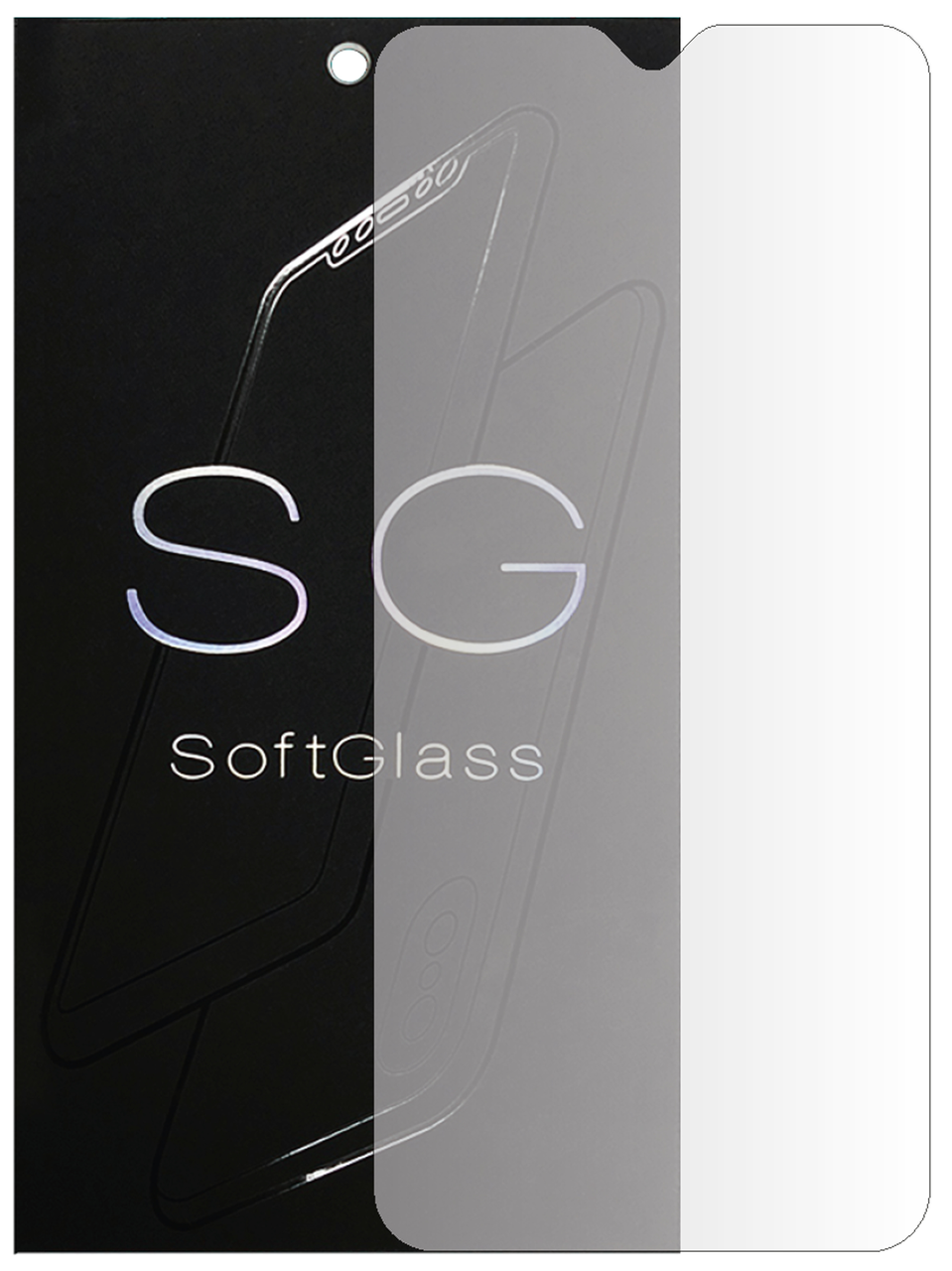 

Пленка ZTE Blade V20 на Экран полиуретановая SoftGlass, Прозрачный
