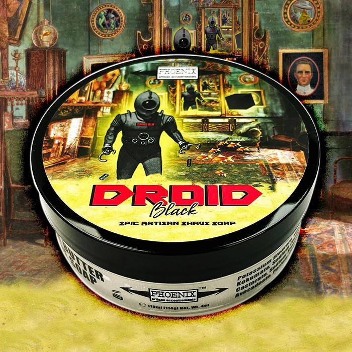 

Мыло для бритья Phoenix Artisan Accoutrements Droid Black Artisan Shave Soap 114 гр