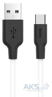 

Кабель USB Hoco X21 Plus Silicone USB Type-C 2m Black / White