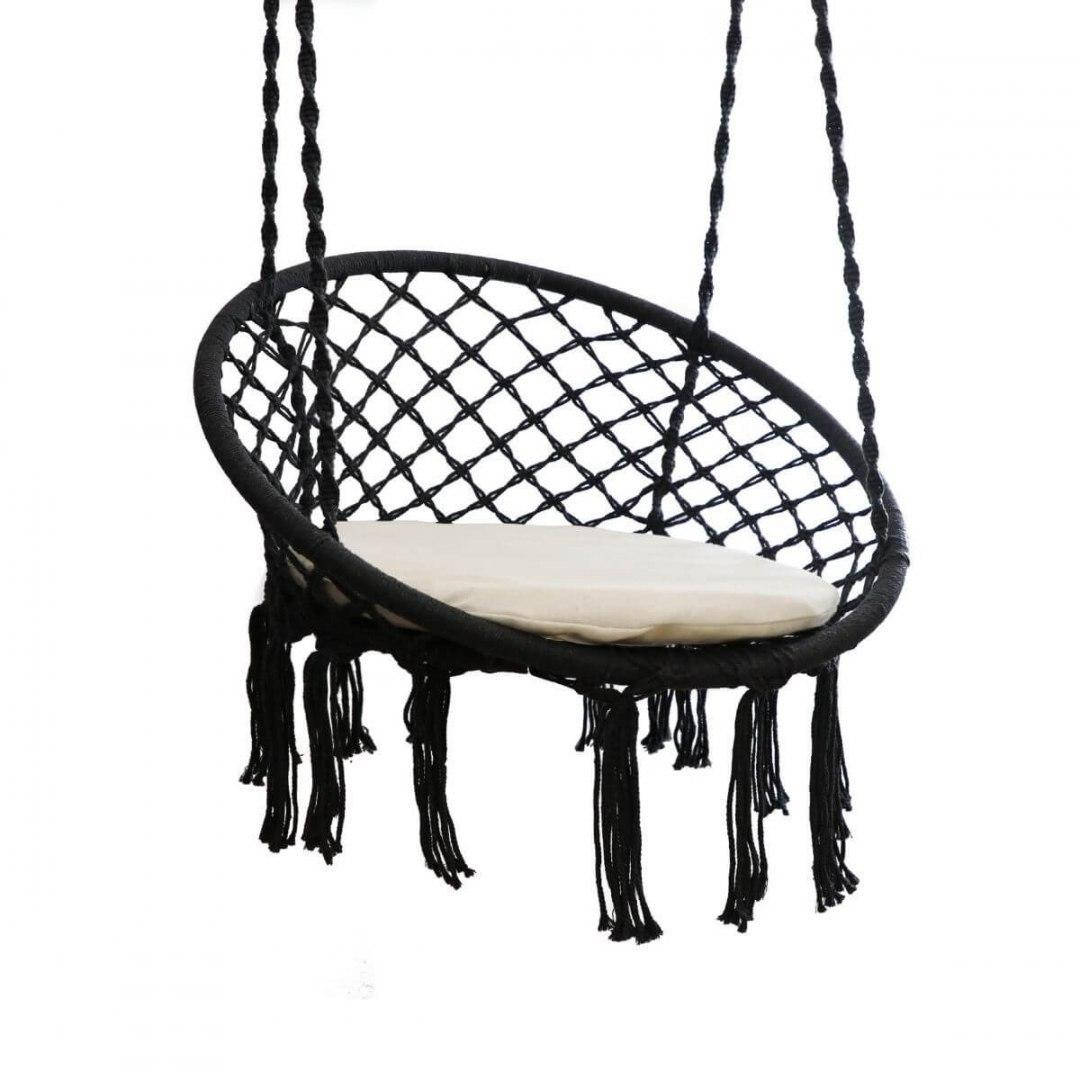 

Підвісне крісло-гойдалка L-151 (чорний) + подушка